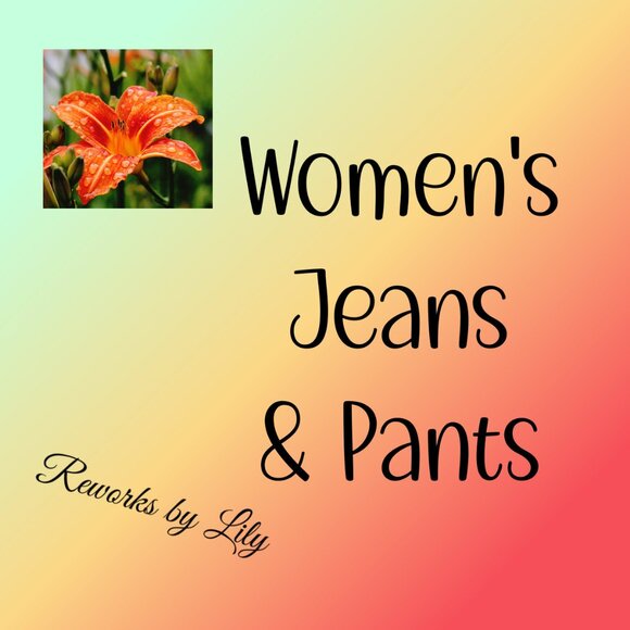 Upcycled Jeans and Pants for Women - All Sizes - Picture 1 of 1